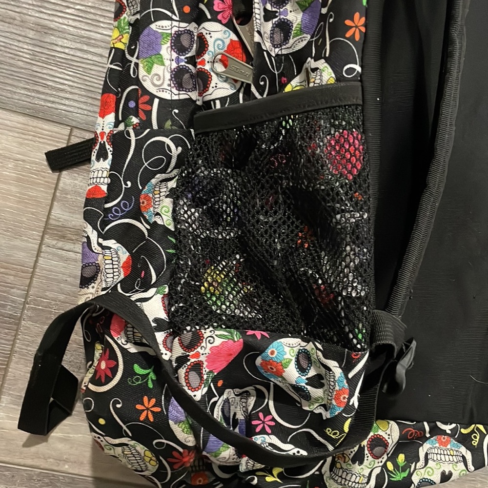 Jansport Trans Skeleton Day Of The Dead Backpack Gem